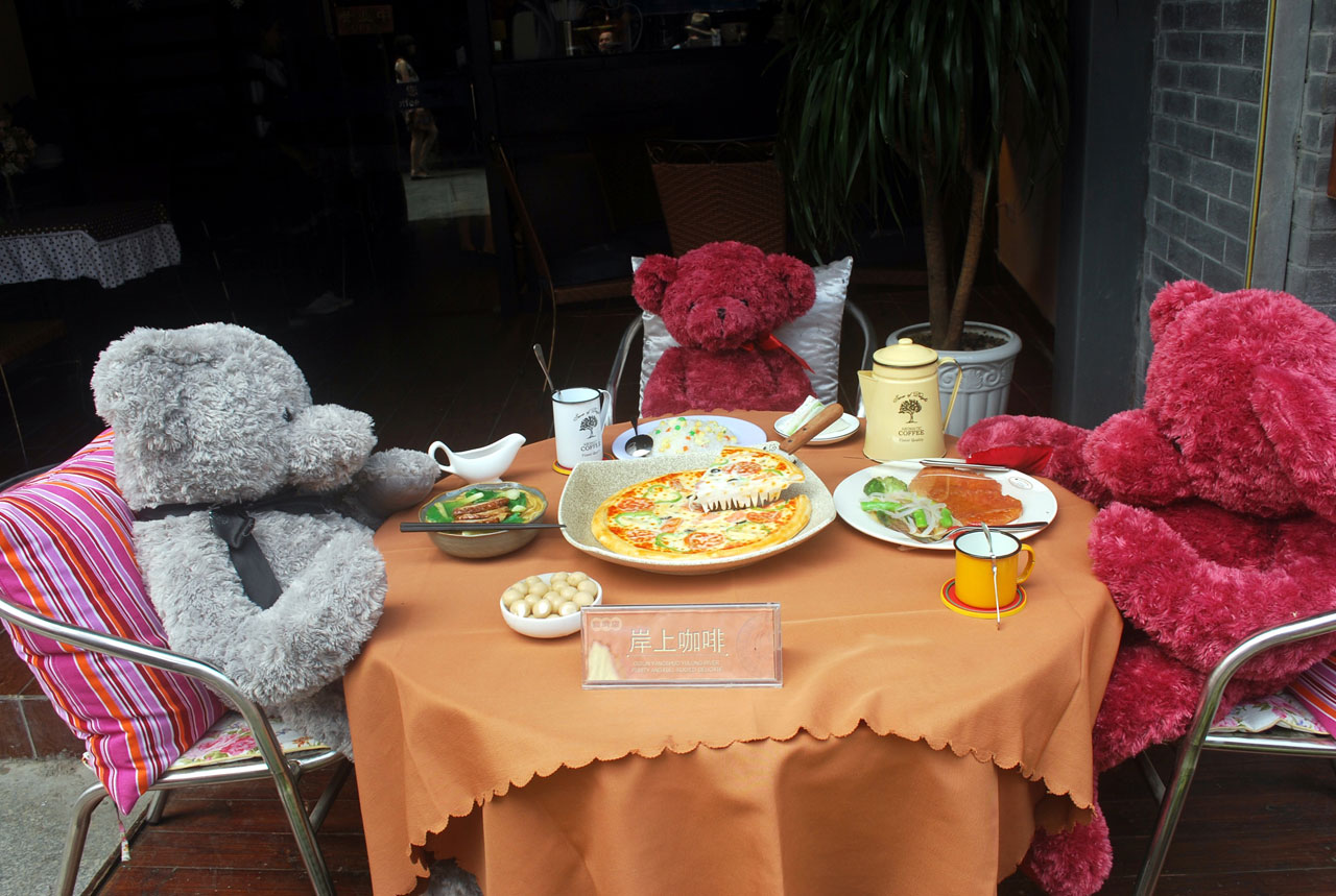 Déjeuner avec les ours
