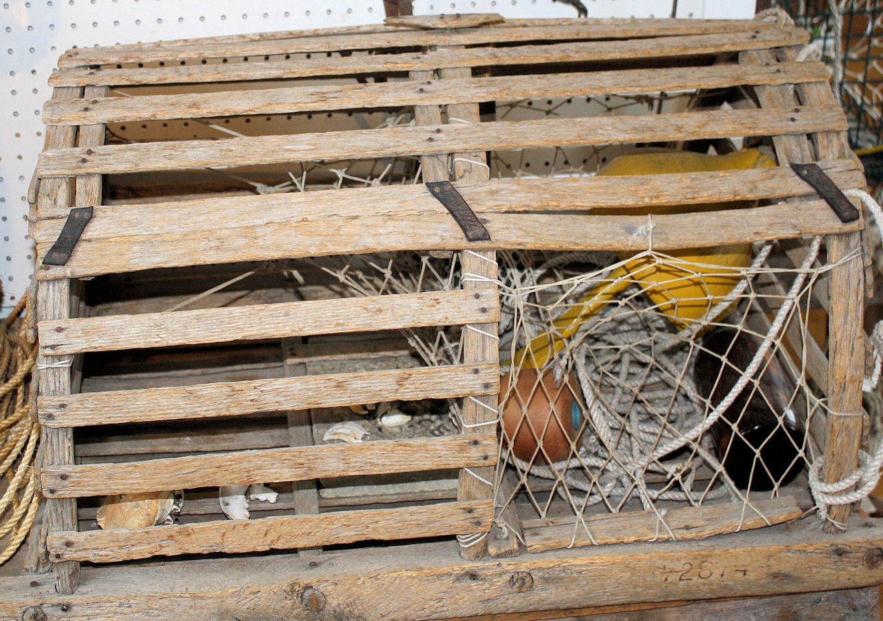 Old Wooden Lobstering Cage