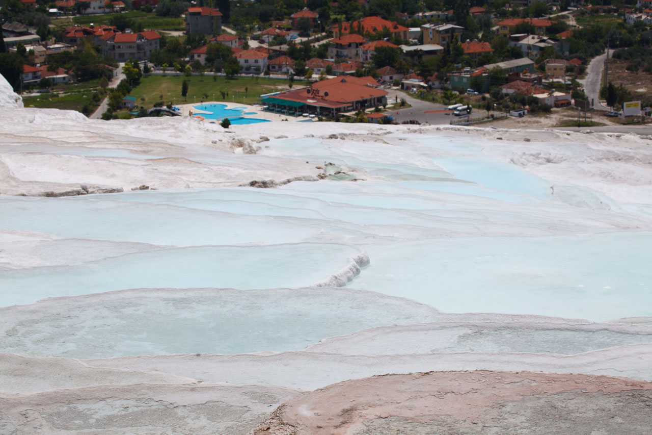 Pools And Pamukkale Town