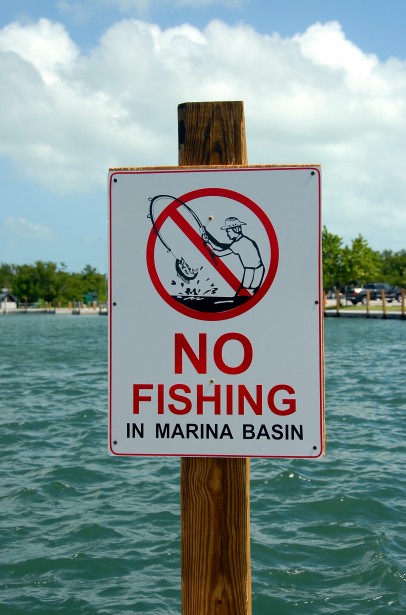 No Fishing Sign Free Stock Photo - Public Domain Pictures