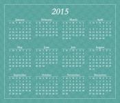 2015 kalendář