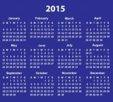 2015 Kalendář