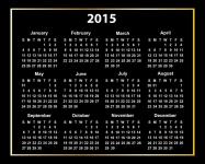 Calendário 2015
