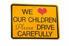 Copiii driver Sign atenție
