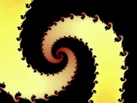 Espiral decorativo fractal