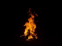 Feuer im Camp