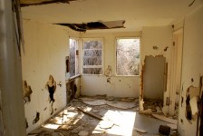 Interior Of Broken Down House