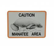 Manatis-Bereich Warnzeichen