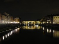 Noční Ponte Vecchio