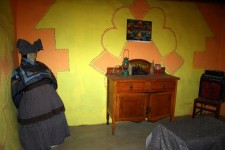 Room inside basotho house