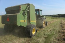 Round Hay Baler Tractor Farm