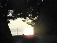 Sonnenuntergang Kreuz
