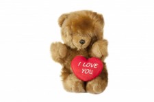 Coração Teddy Bear Red