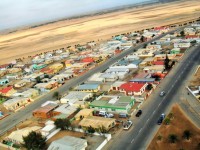 Città narraville in Namib Desert