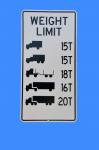 Camion Greutate Limit Sign