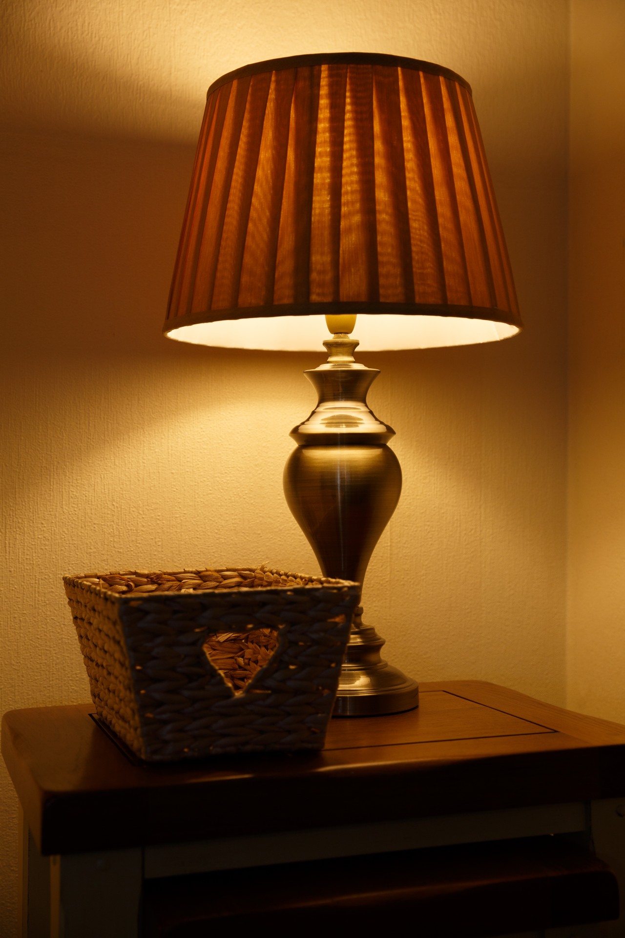 Lit Table Lamp Free Stock Photo - Public Domain Pictures
