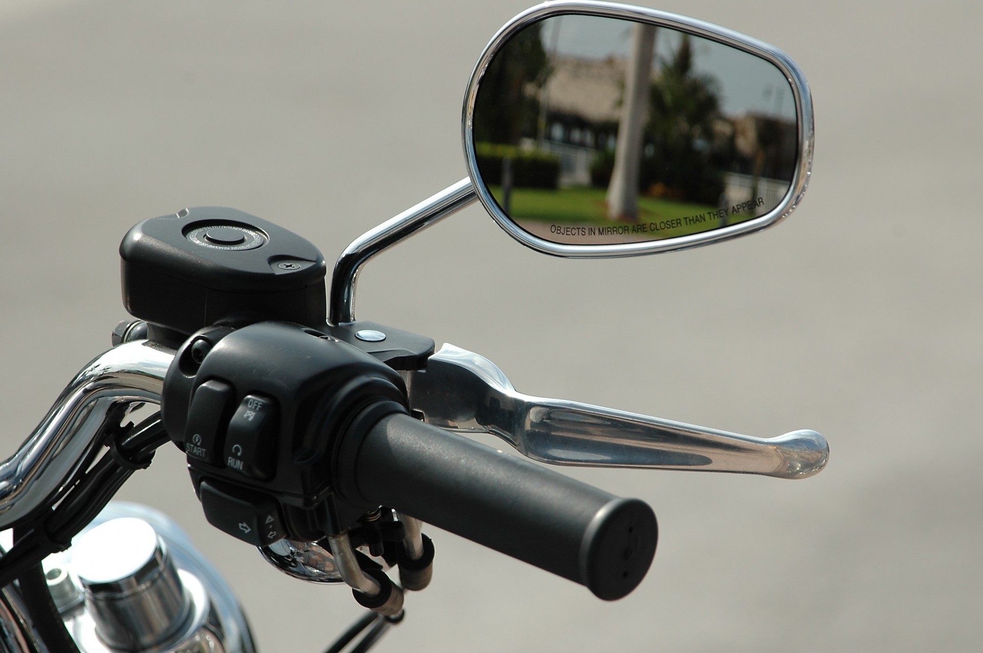 Motorkerékpár oldali tükör