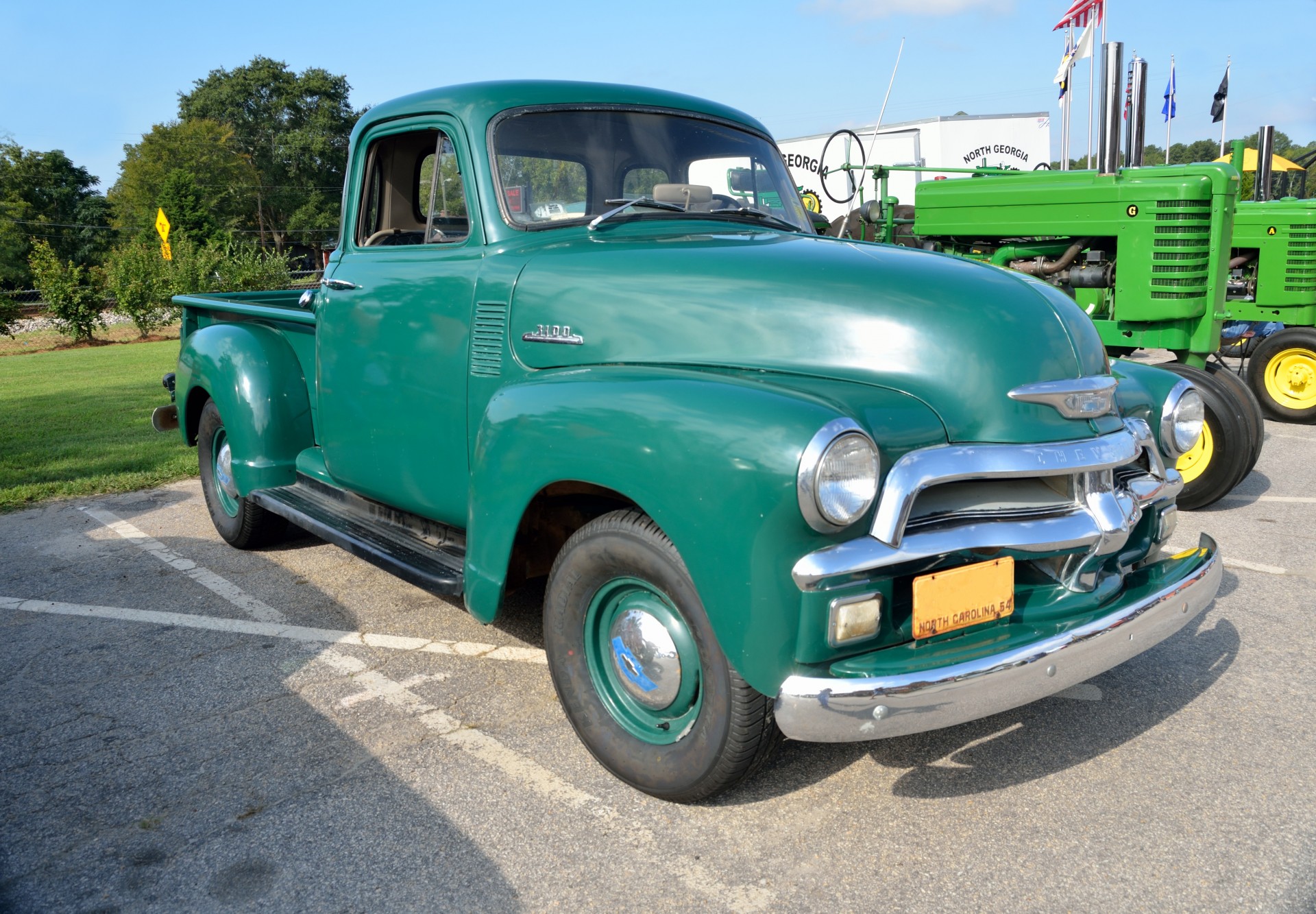 Old Green Pickup Truck