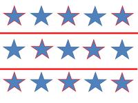 Американский флаг звезды предпосылки 2