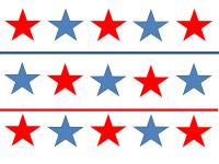 American Flag gwiazd tła