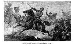 Imagem antiga - batalha de guerra civil