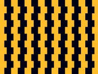 Black & yellow zubaté blok vzor