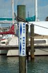 Boat Rental Sign