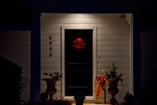 Christmas front Door
