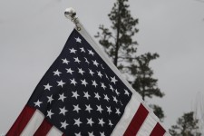 Close-up Of American Flag