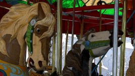Closeup Of Merry-go-round