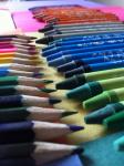Färgämnen pennor kritor