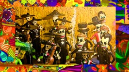 Day Of The Dead Men Figurines
