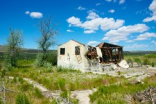 Distrus casa în Great Plains