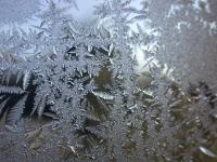 Frost auf dem Fenster