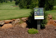 Golfplatz Markierung