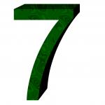 зеленый семь