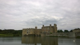 Leeds Castle Cloudy Day