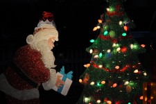 Lighted Santa Claus Decoration