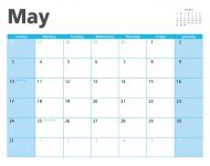 Maj 2015 Kalendarz Page