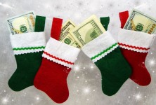 Peníze Vánoční punčochy