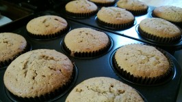 Muffins frescas del horno