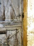 Oude houten deur