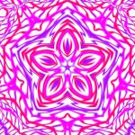 Red Pink and Purple Kaleidoscope