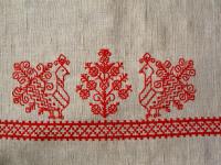 Russian folk embroidery