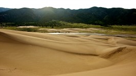 Písečné duny a hory