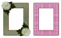 Set of Two Photo Frames