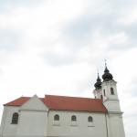 Církev u jezera Balaton. Maďarsko
