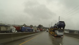Trucks In A Traffic Jam