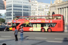 Tourist bus in Barcelona