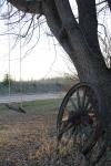 Wagon Wheel Sunset Barbed Wire